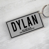 Thumbnail 8 - Registration Plate Personalised Name Keyring