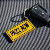 Thumbnail 1 - Personalised Registration Plate Keyring