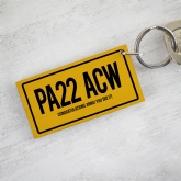 Thumbnail 7 - Personalised Registration Plate Keyring