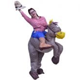 Thumbnail 1 - Inflatable Cowboy Fancy Dress And Horse Costume