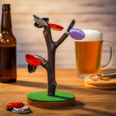 Thumbnail 1 - Magnetic Beer Bottle Cap Tree