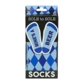 Thumbnail 2 - Mine's a Beer Sole Socks