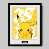 Thumbnail 1 - Pikachu Lightning 25 Pokemon Framed Print