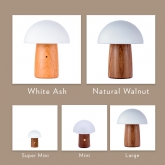 Thumbnail 2 - Wooden Mushroom Lamps