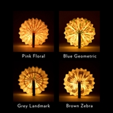 Thumbnail 2 - Velvet Accordian Lamps