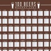 Thumbnail 2 - 100 beers scratch off bucket list poster