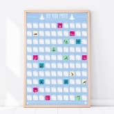 Thumbnail 1 - 100 Yoga Poses Scratch Off Bucket List Poster