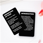 Thumbnail 2 - How to Give Zero Fucks Card Pack