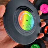 Thumbnail 3 - Retro Vinyl Set of Drinks Coasters