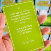 Thumbnail 3 - Golf Trivia Card Pack