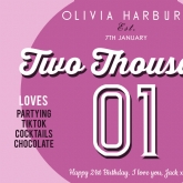 Thumbnail 10 - Personalised Loves and Hates 21st Birthday Light Box