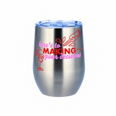 Thumbnail 2 - "Pour Decisions" Metal Thermos Wine Tumbler