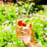 Thumbnail 1 - Personalised Birth Month Flower Can Glass