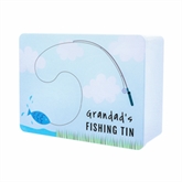 Thumbnail 2 - Personalised Cartoon Fishing Tin