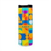 Thumbnail 2 - Personalised Retro Geometric Thermos Travel Mug Flask