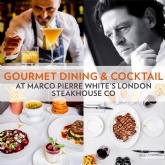 Thumbnail 1 - Gourmet Dining & Cocktail at Marco Pierre White's London Steakhouse Co
