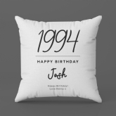 Thumbnail 5 - Personalised Classy 30th Birthday Year Cushion