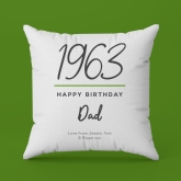 Thumbnail 7 - Personalised Classy 60th Birthday Year Cushion
