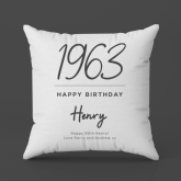 Thumbnail 6 - Personalised Classy 60th Birthday Year Cushion