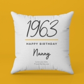 Thumbnail 4 - Personalised Classy 60th Birthday Year Cushion