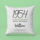 Thumbnail 3 - Classy 70th Birthday Year Personalised Cushion