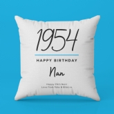 Thumbnail 6 - Classy 70th Birthday Year Personalised Cushion