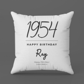 Thumbnail 7 - Classy 70th Birthday Year Personalised Cushion