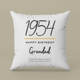 Thumbnail 8 - Classy 70th Birthday Year Personalised Cushion