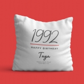 Thumbnail 6 - Personalised Classy 30th Birthday Year Cushion