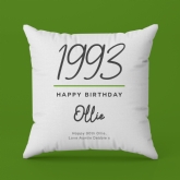 Thumbnail 5 - Personalised Classy 30th Birthday Year Cushion