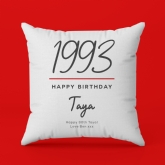 Thumbnail 6 - Personalised Classy 30th Birthday Year Cushion