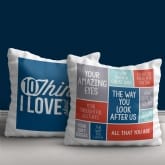 Thumbnail 7 - 10 Things I Love About You Personalised Cushion
