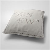 Thumbnail 8 - Personalised Coordinates Cushion