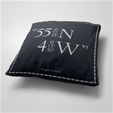 Thumbnail 2 - Personalised Coordinates Cushion