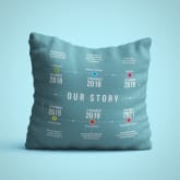 Thumbnail 2 - Personalised Our Story Cushion