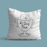 Thumbnail 2 - Personalised No 1 Dog Mum Cushion