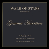 Thumbnail 7 - Personalised Walk of Stars Cushion