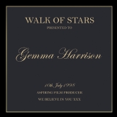 Thumbnail 7 - Personalised Walk of Stars Cushion