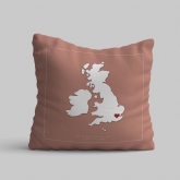 Thumbnail 1 - Where We Met Personalised Cushion