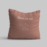 Thumbnail 2 - Where We Met Personalised Cushion