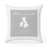 Thumbnail 11 - Where We Met Personalised Cushion