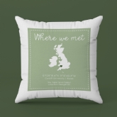 Thumbnail 5 - Where We Met Personalised Cushion