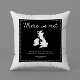 Thumbnail 10 - Where We Met Personalised Cushion