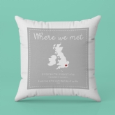 Thumbnail 7 - Where We Met Personalised Cushion
