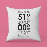 Thumbnail 5 - Personalised Location Coordinates Cushion