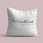 Thumbnail 2 - Personalised Bear Family Cushion