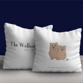 Thumbnail 4 - Personalised Bear Family Cushion