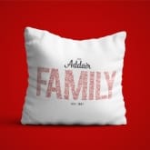 Thumbnail 2 - Personalised Family Name Cushion