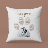 Thumbnail 5 - Personalised Pet Photo Pawprint Cushion