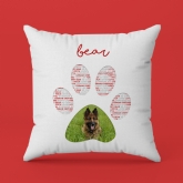 Thumbnail 9 - Personalised Pet Photo Pawprint Cushion